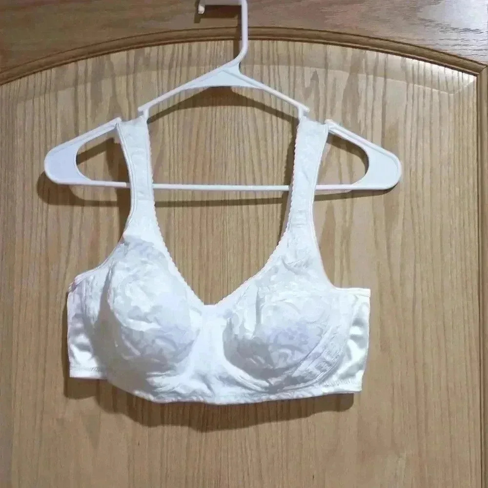 Playtex 38d Bra White Comfort Straps Nwot